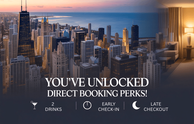 Direct booking benefits at The Chicago Hotel Collection