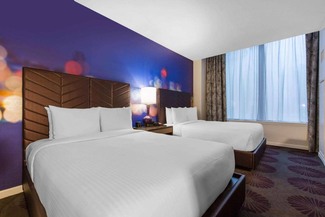 Double Queen room at Magnificent Mile